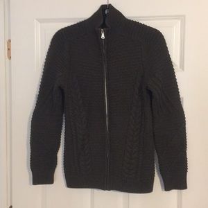 100% cotton zip up sweater from Gap